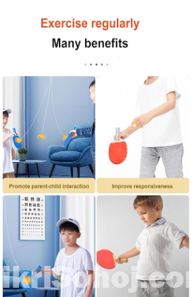 Portable Indoor Hanging Table Tennis with Balls Interaction